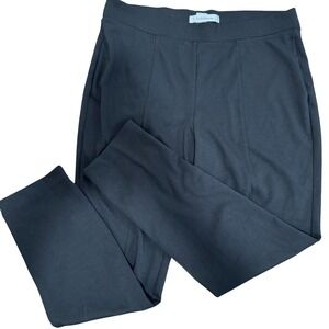 Croft & Barrow Black Stretch Pants Womens Size L Wide Leg Casual Dress Pants